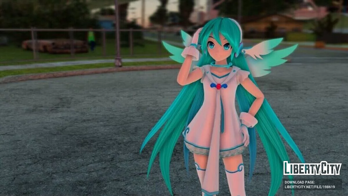 Miku Hatsune Angel / GTA San Andreas