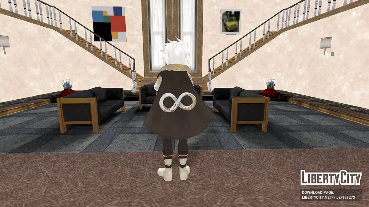 Miyabi from Senran Kagura: Estival Versus / GTA San Andreas