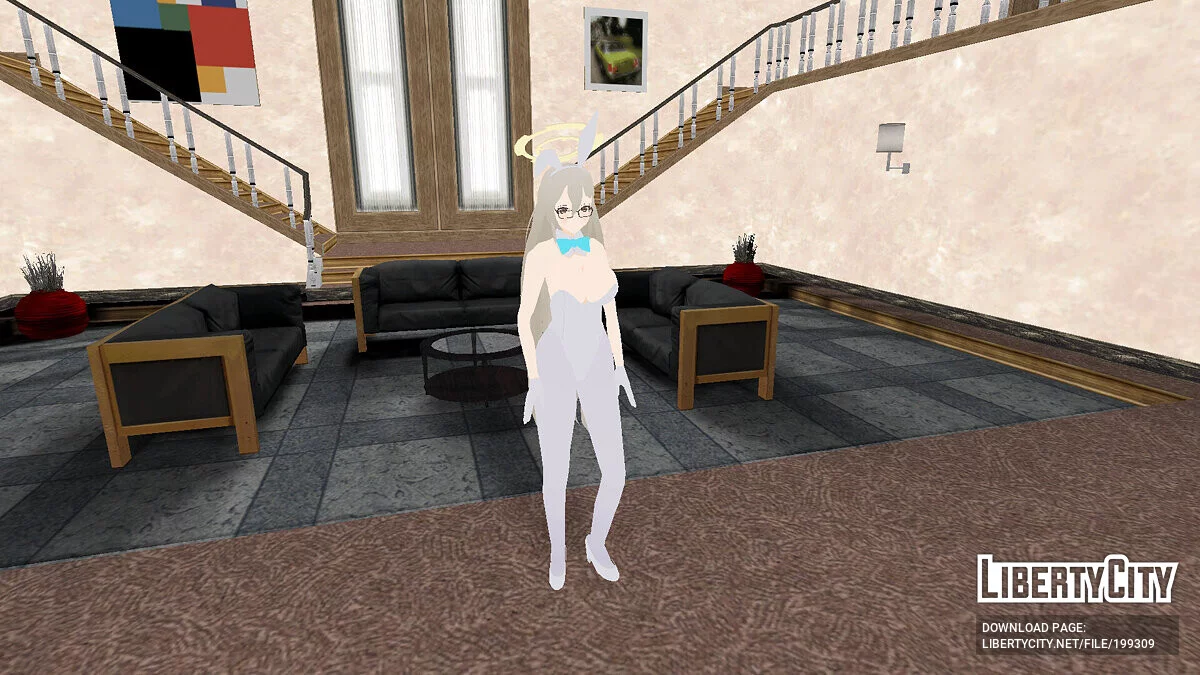 Murokasa Akane (Bunny Girl Ver.) з Blue Archive / GTA San Andreas