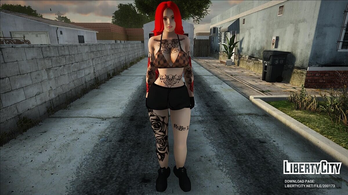 Download The Girl With The Red Hair For Gta San Andreas 7455
