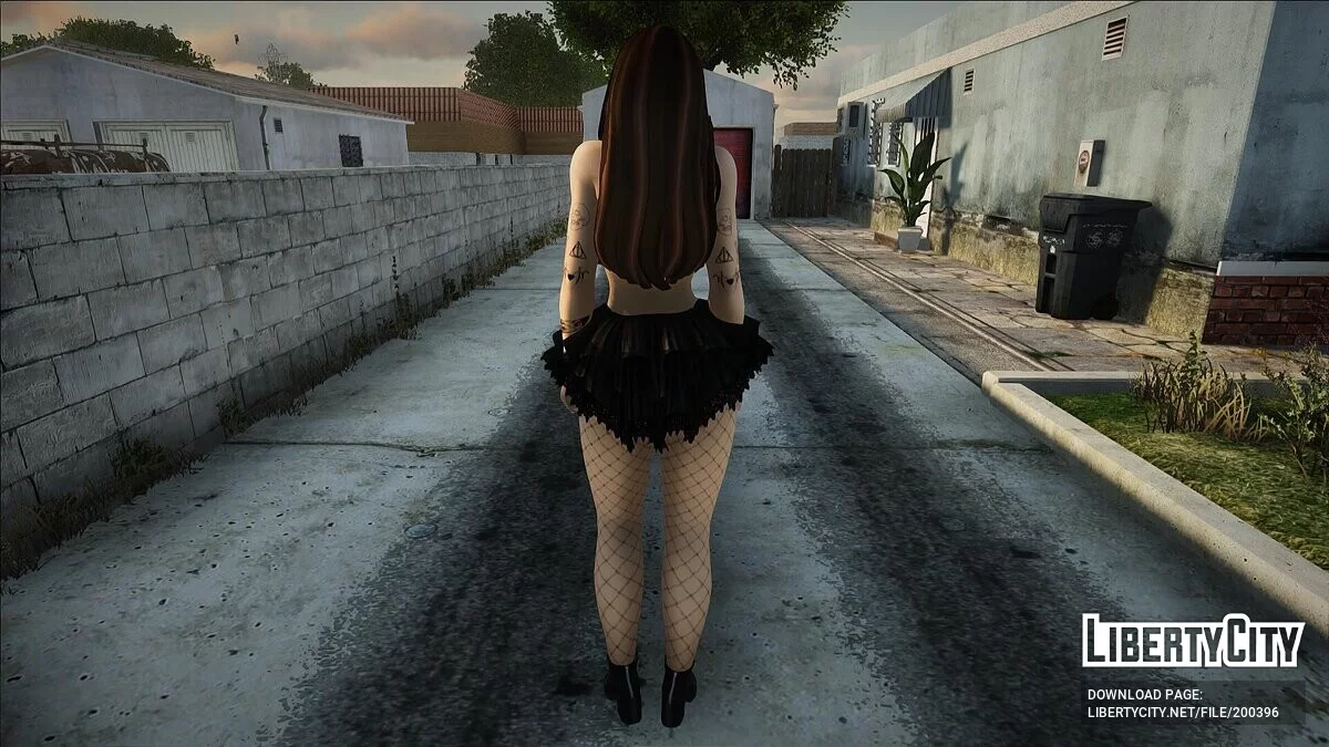 The girl in the mask / GTA San Andreas