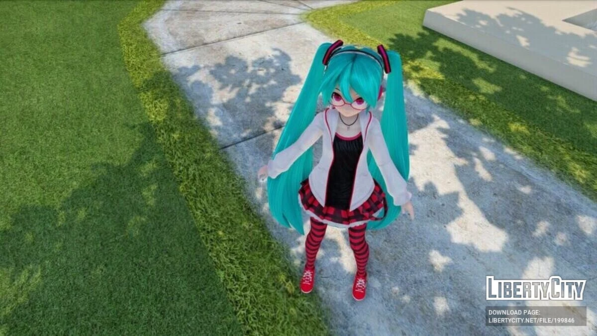 Hatsune Miku Natural (Animação Facial) / GTA San Andreas