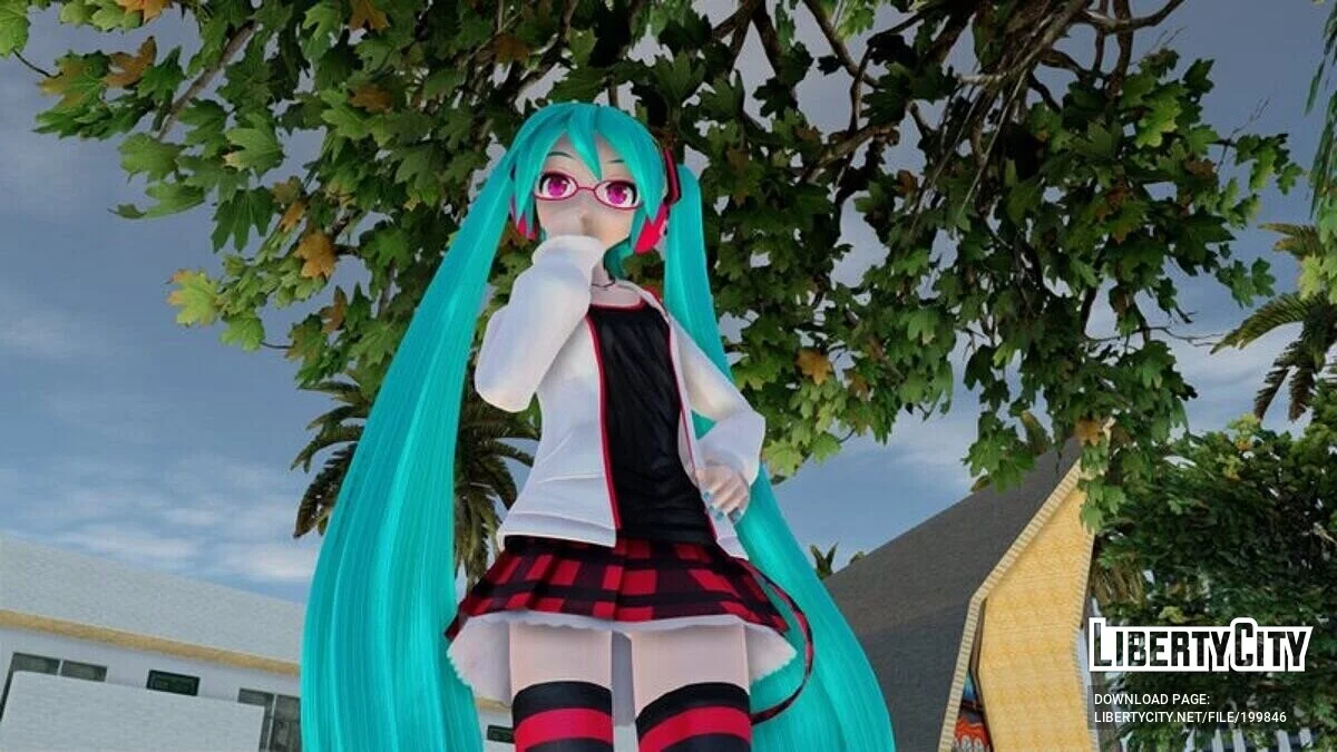 Hatsune Miku Natural (Animação Facial) / GTA San Andreas