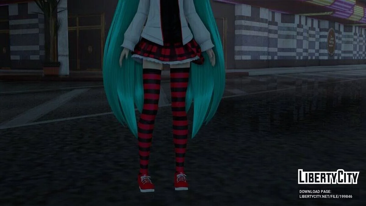 Hatsune Miku Natural (Animação Facial) / GTA San Andreas