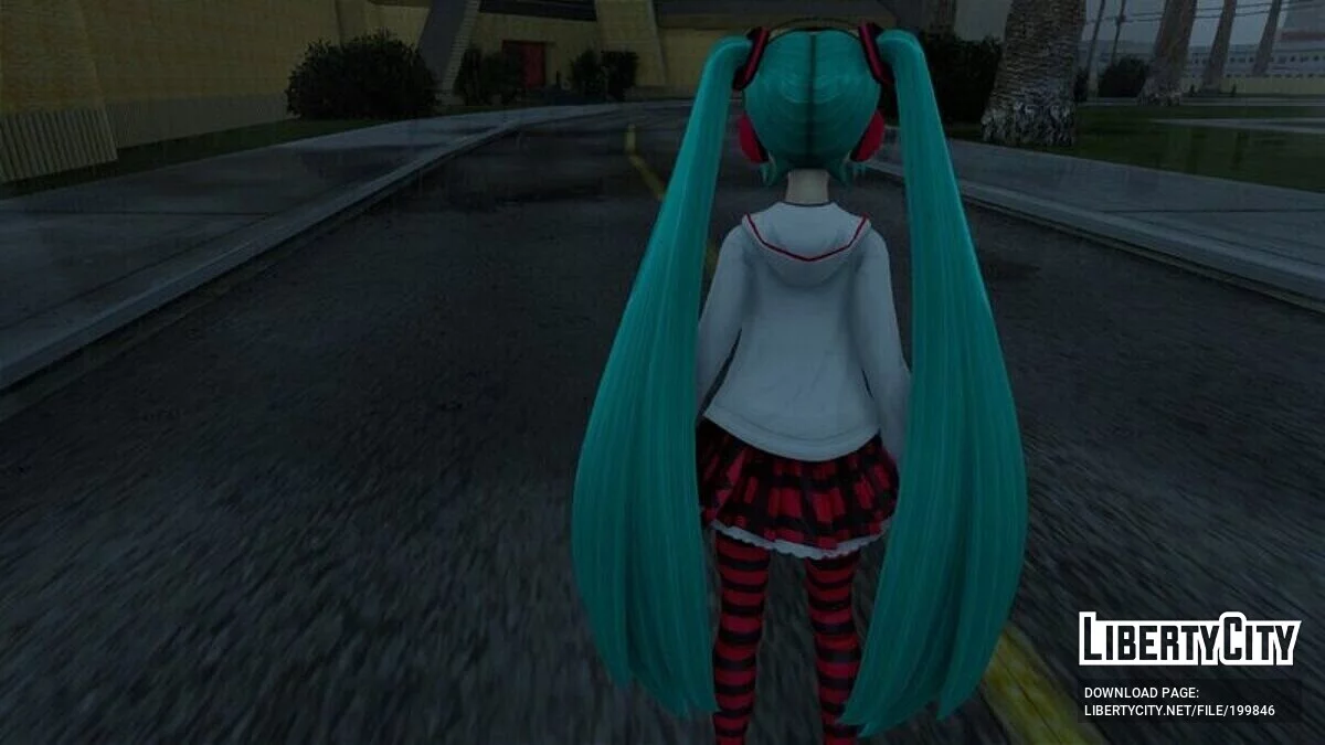 Hatsune Miku Natural (Animação Facial) / GTA San Andreas