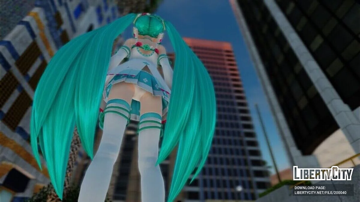 Hatsune Miku Spiritual (Анімація обличчя) / GTA San Andreas