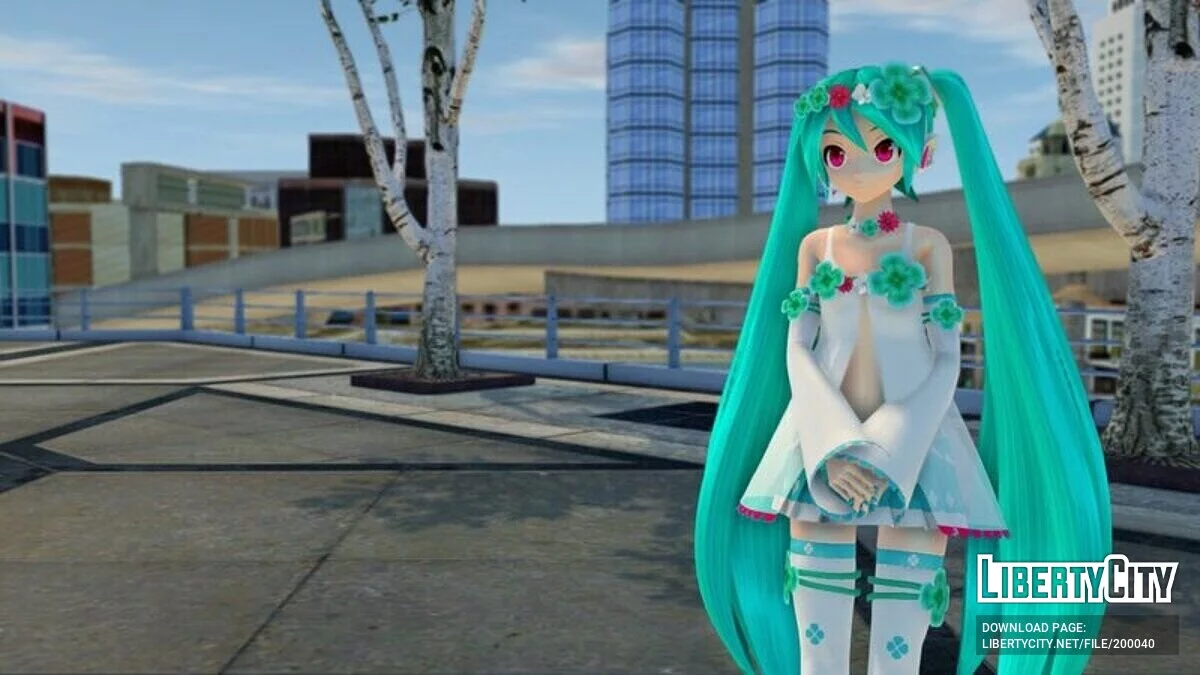 Hatsune Miku Spiritual (Анімація обличчя) / GTA San Andreas