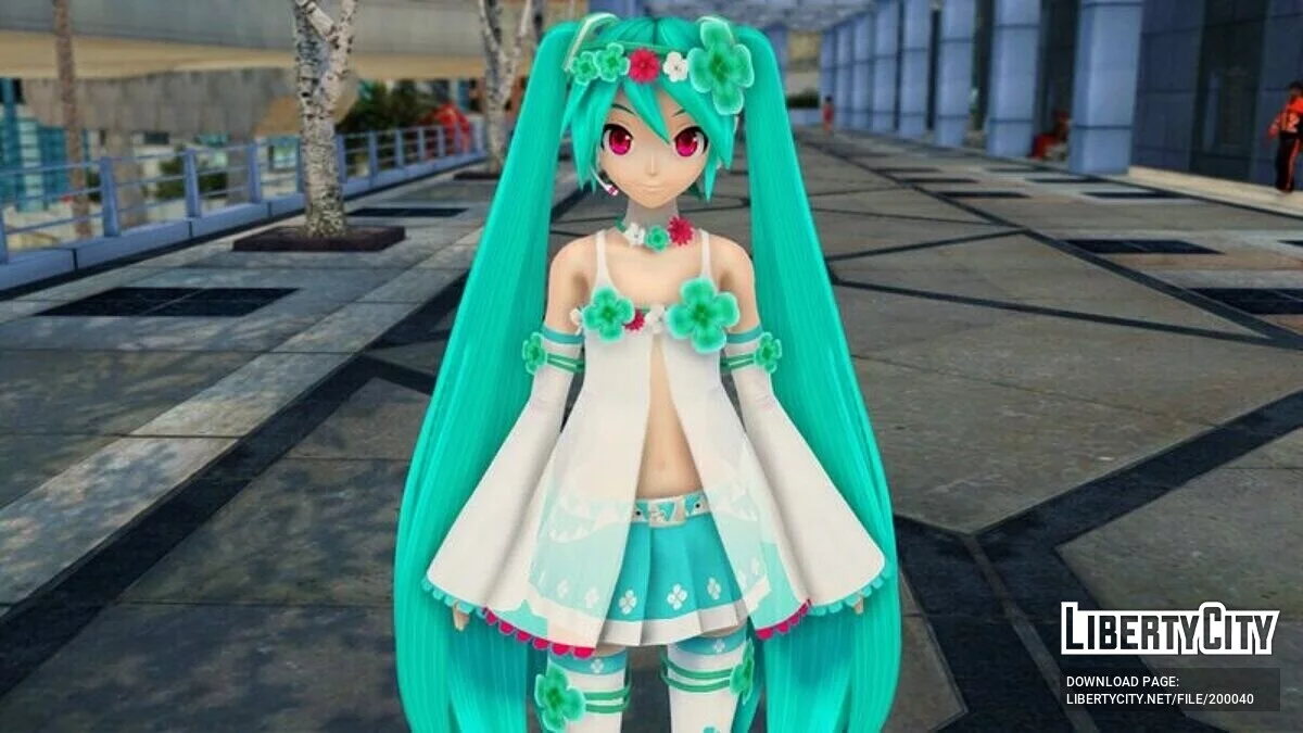 Hatsune Miku Spiritual (Анімація обличчя) / GTA San Andreas