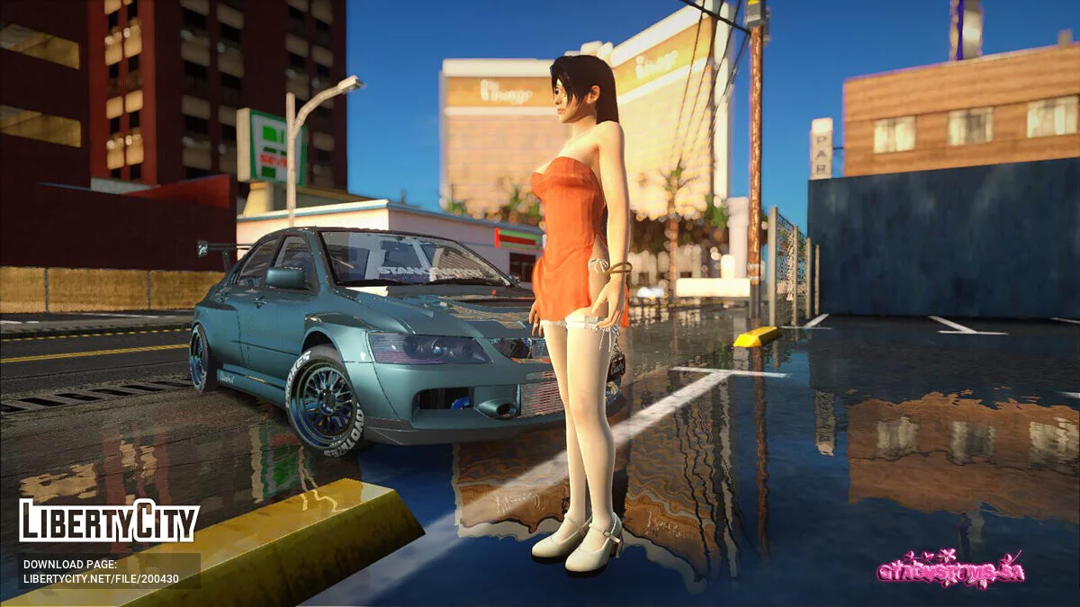 Момідзі в помаранчевій сукні / GTA San Andreas