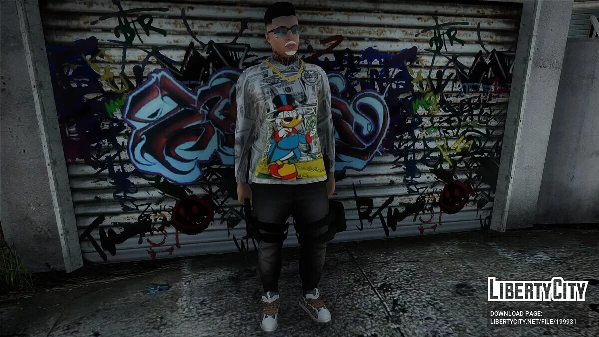 Kerl in modischem Pullover / GTA San Andreas
