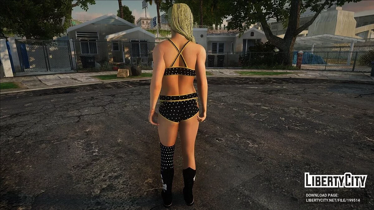 Шарлотт Флэр из WWE 2023 / GTA San Andreas