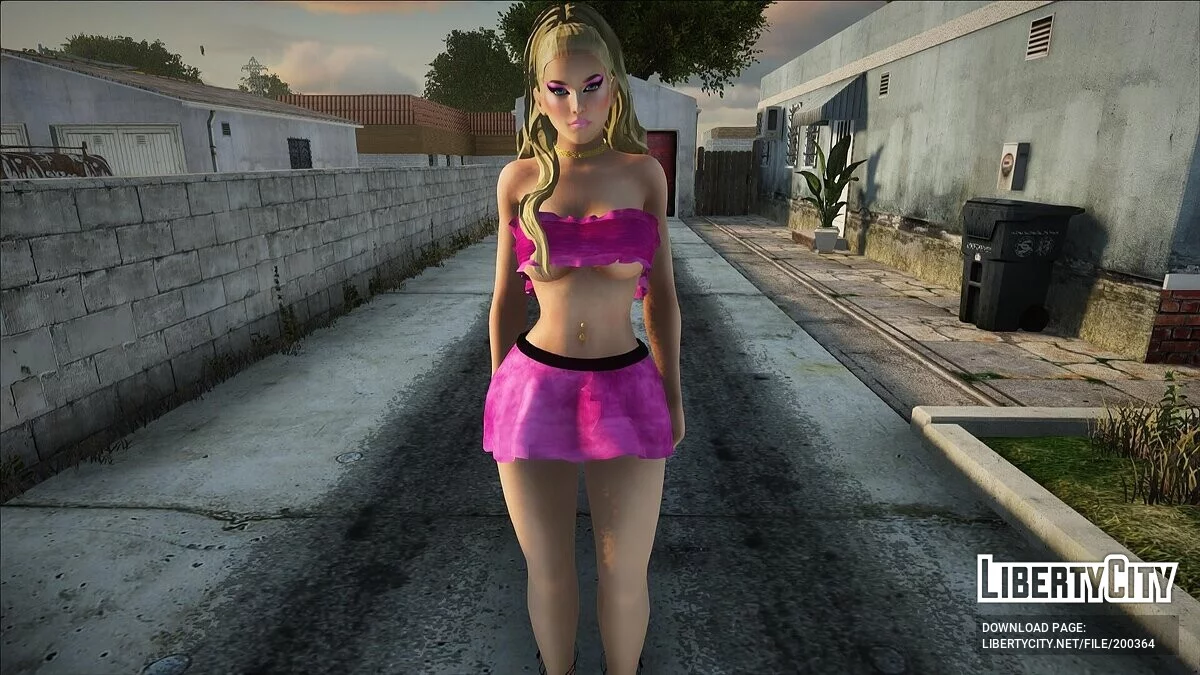 Pretty blonde / GTA San Andreas