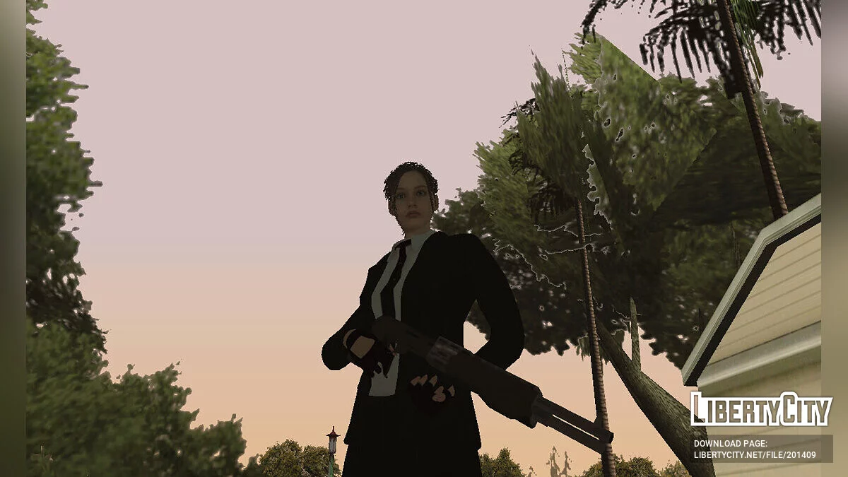 Claire Redfield in Formal Suit from Resident Evil 2 / GTA San Andreas