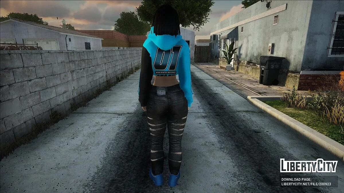 Mädchen mit attraktiver Figur / GTA San Andreas