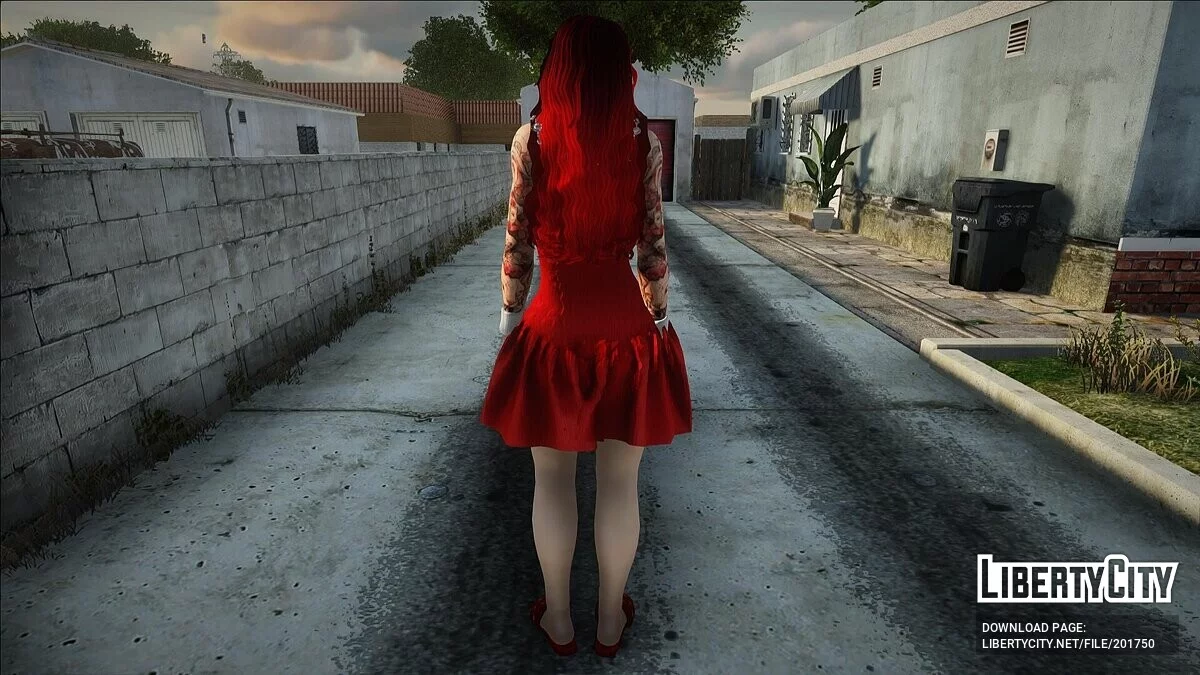 Christmas Style Girl #1 (PC/Mobile) / GTA San Andreas
