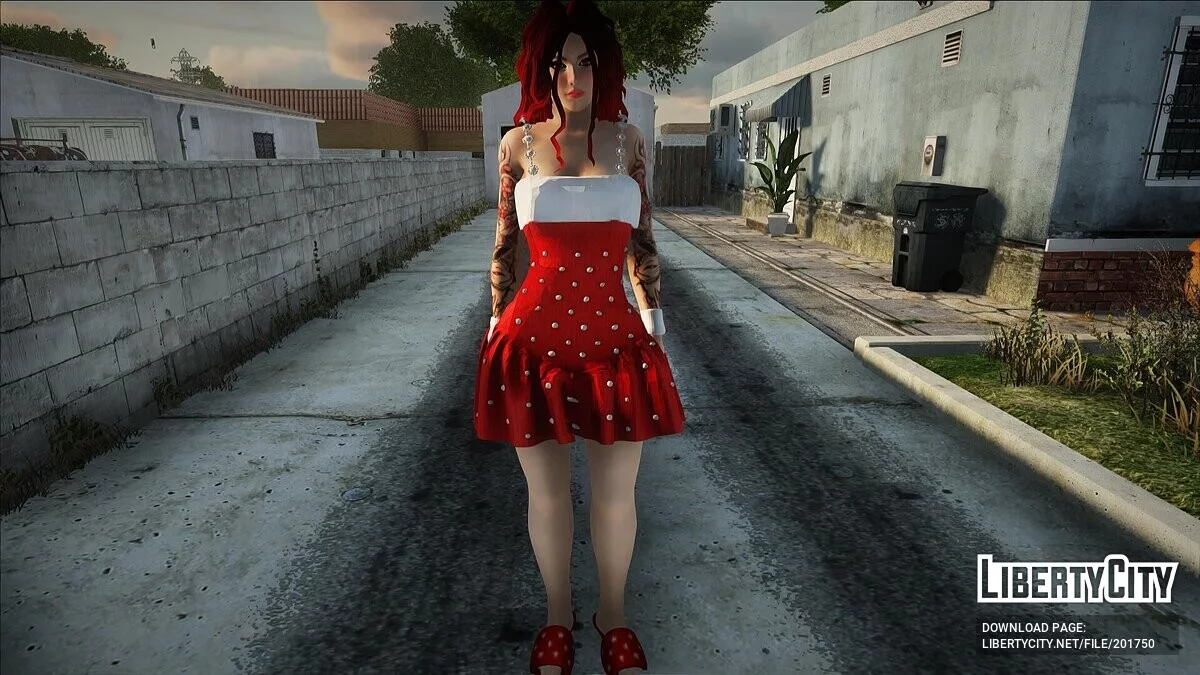 Christmas Style Girl #1 (PC/Mobile) / GTA San Andreas