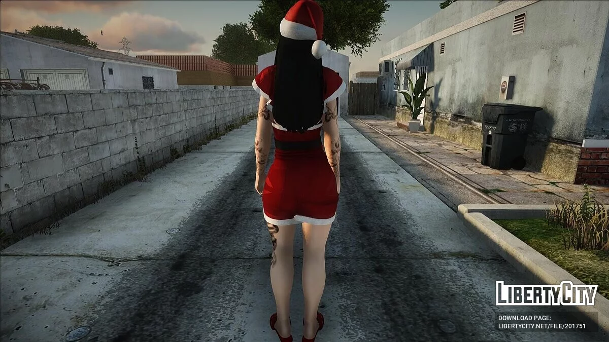 Christmas Style Girl #2 (PC/Mobile) / GTA San Andreas