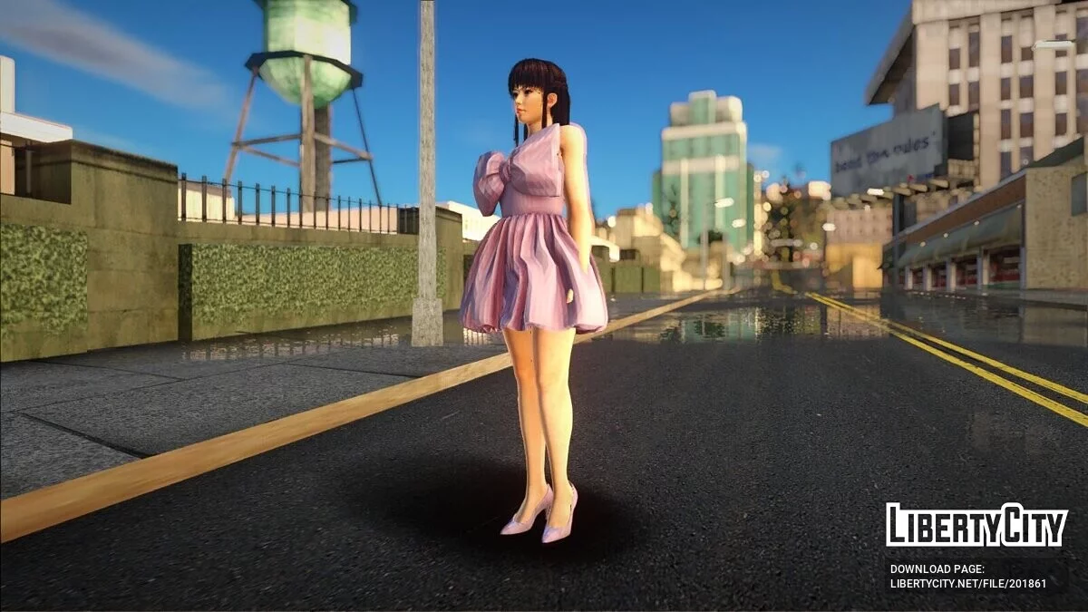 Лей-Фанг в Подарунковому платті / GTA San Andreas