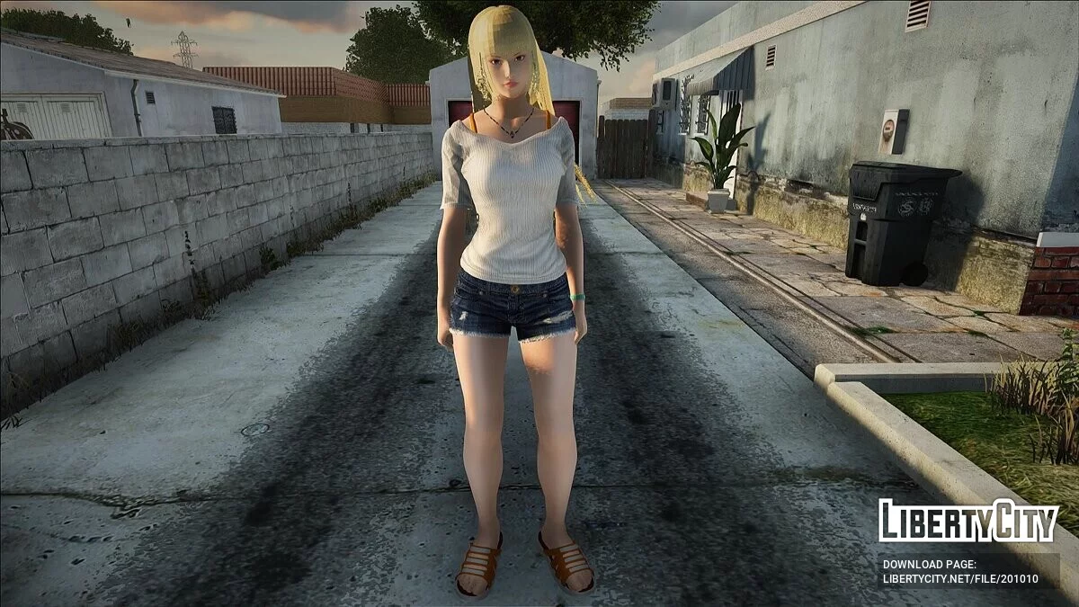 Lili dalam Seragam Sekolah Musim Panas / GTA San Andreas