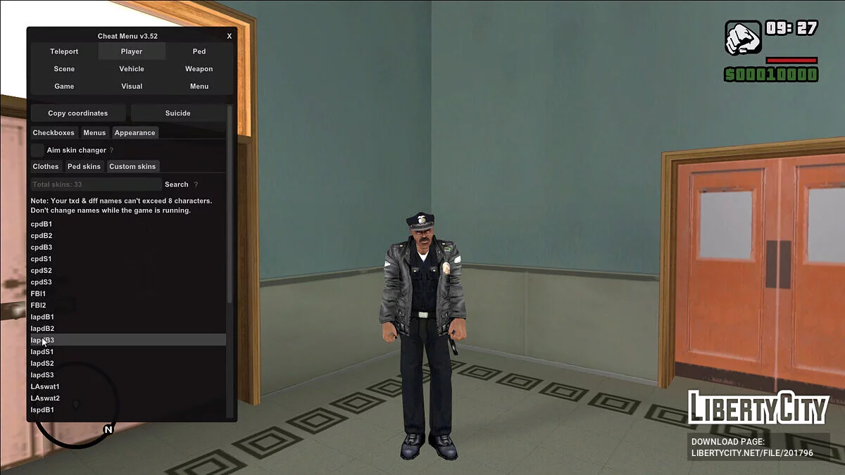 Collection de flics de Manhunt / GTA San Andreas