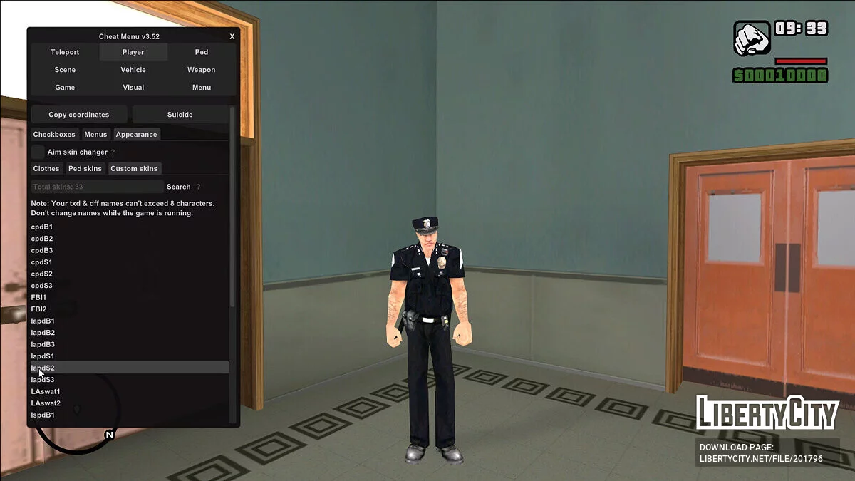 Collection de flics de Manhunt / GTA San Andreas