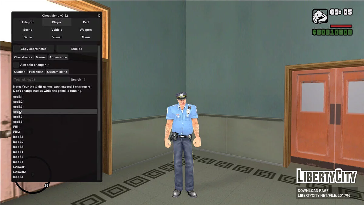 Collection de flics de Manhunt / GTA San Andreas