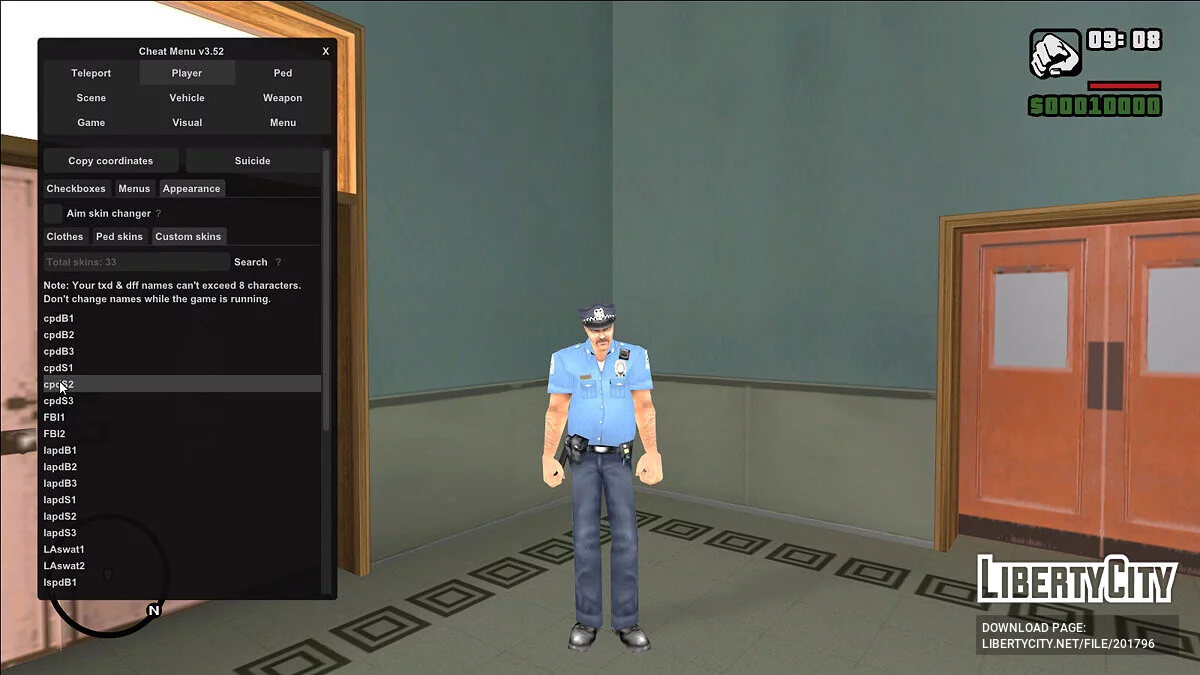 Collection de flics de Manhunt / GTA San Andreas