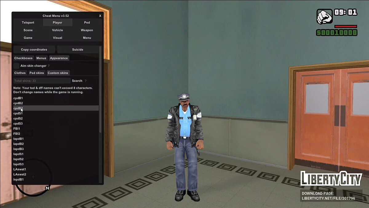 Collection de flics de Manhunt / GTA San Andreas