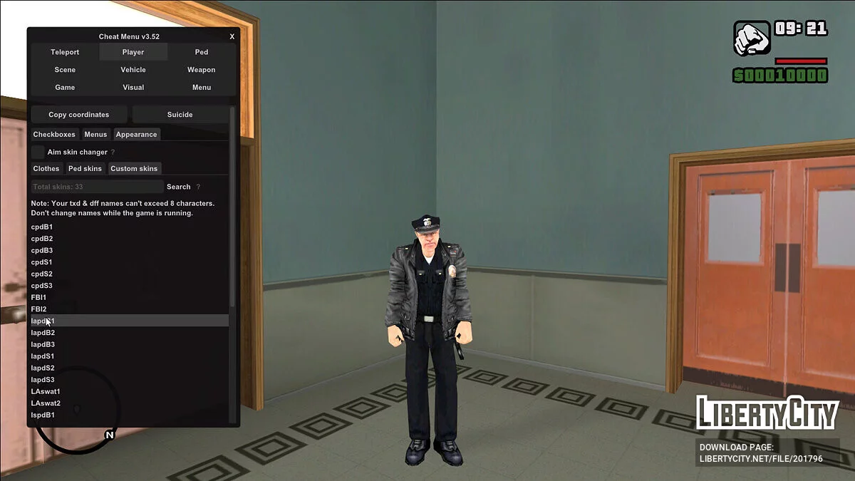 Collection de flics de Manhunt / GTA San Andreas