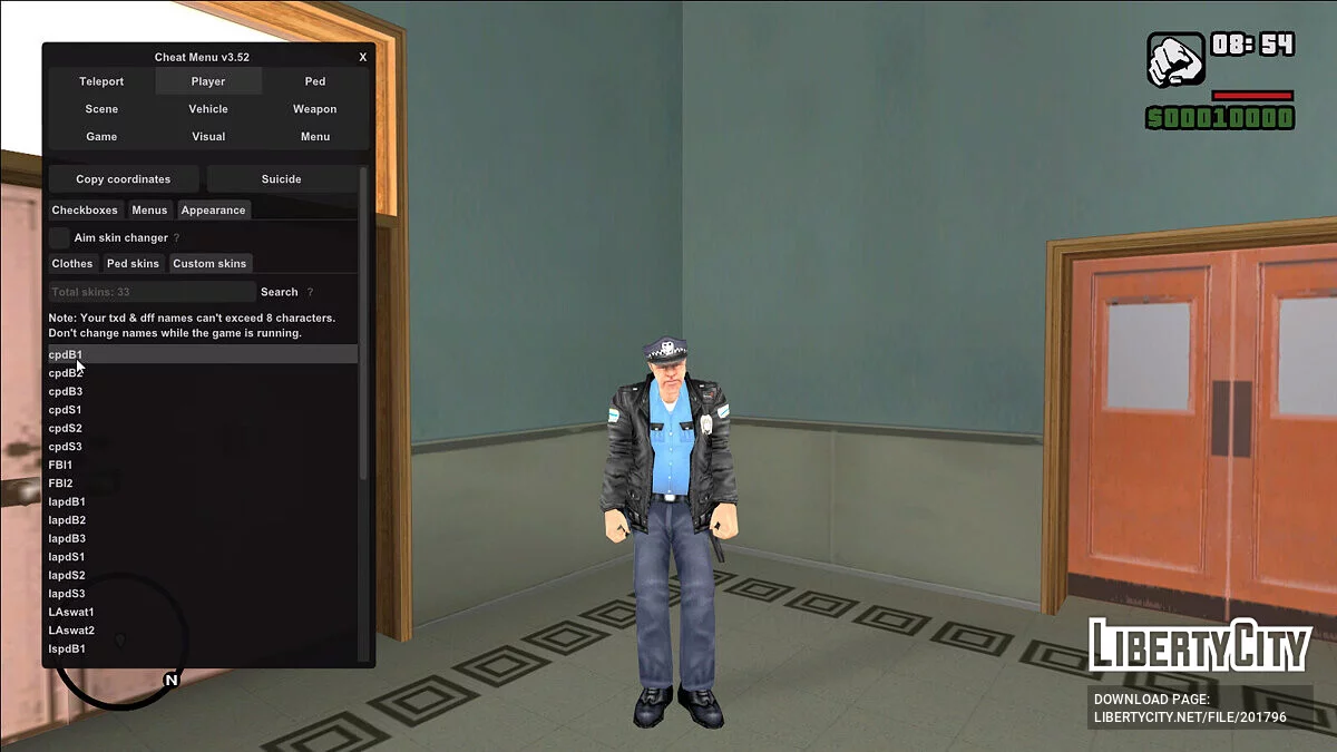 Collection de flics de Manhunt / GTA San Andreas