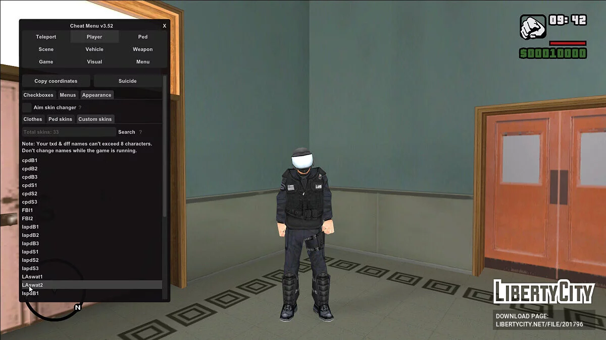 Collection de flics de Manhunt / GTA San Andreas