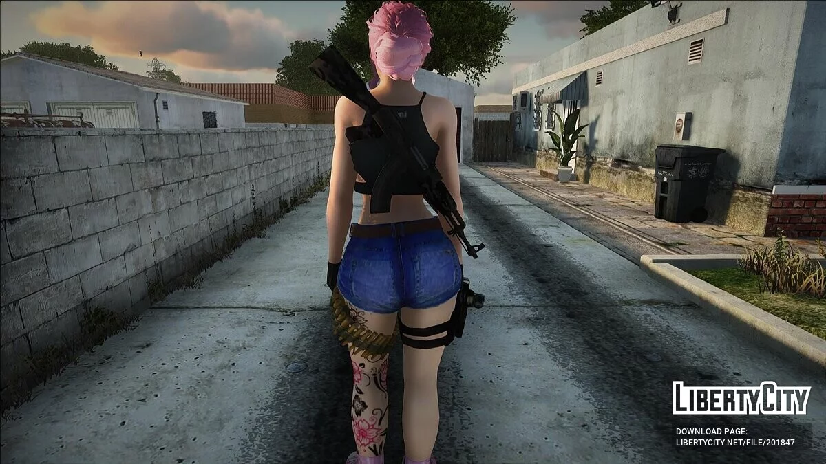 Garota Armada (PC/Mobile) / GTA San Andreas