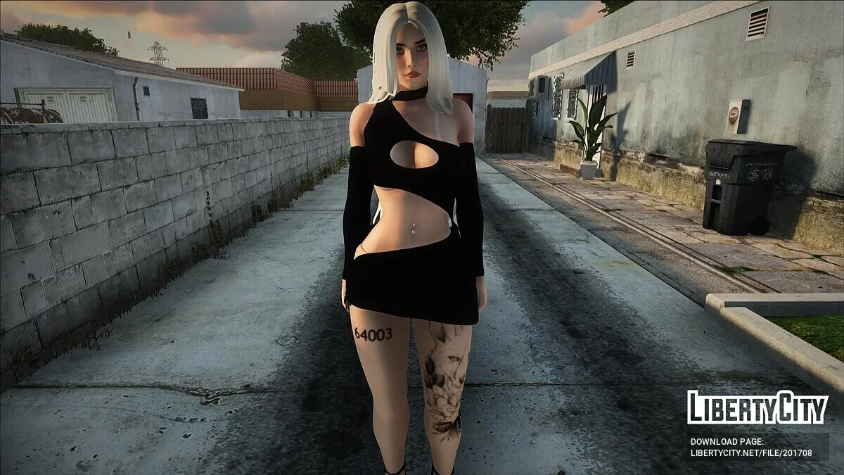 جلد أنثوي باندورا رقم 4 (PC/Mobile) / جي تي إيه سان أندرياس