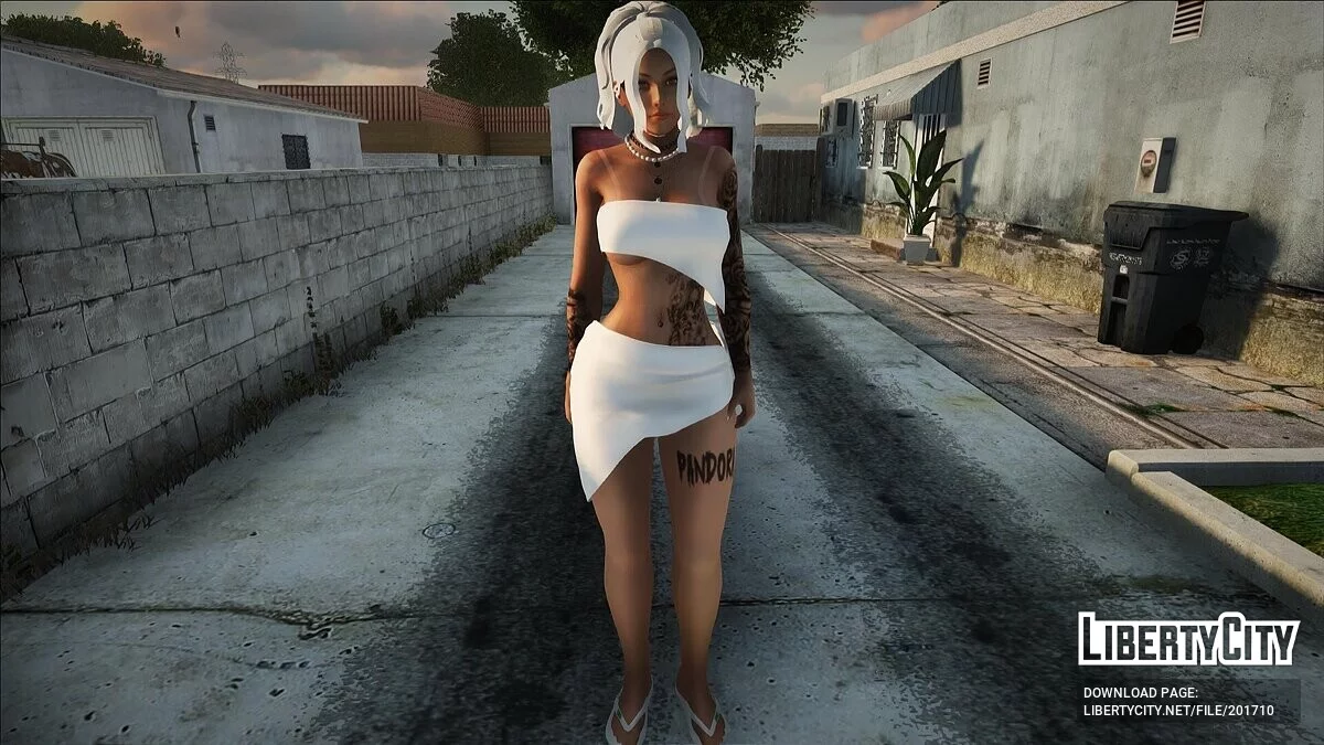 جلد أنثوي باندورا رقم 5 (PC/Mobile) / جي تي إيه سان أندرياس