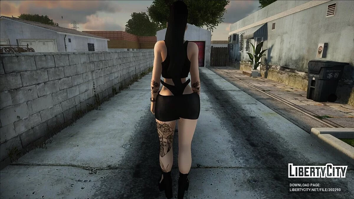 Брюнетка в сексуальному вбранні (PC/Mobile) / GTA San Andreas