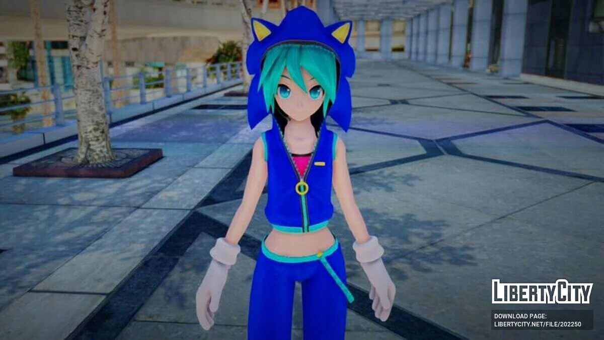 Hatsune Miku Sonic Style / GTA San Andreas