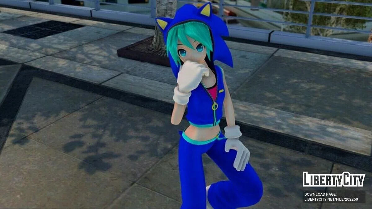 Hatsune Miku Sonic Style / GTA San Andreas