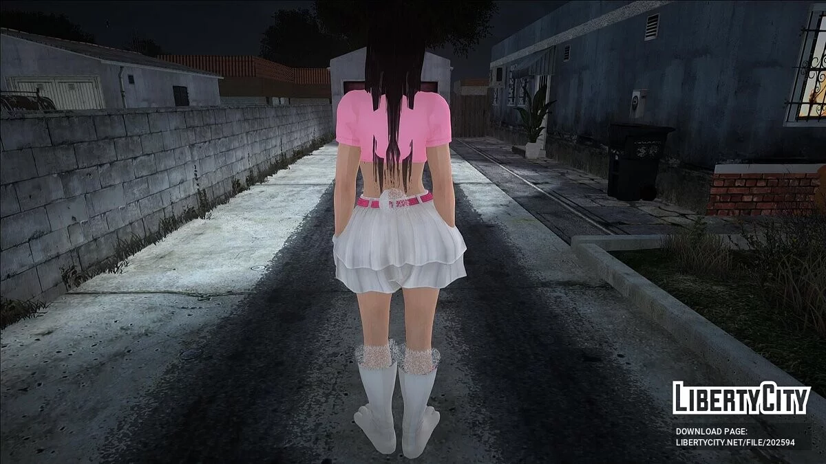 Кокоро в милом наряде / GTA San Andreas