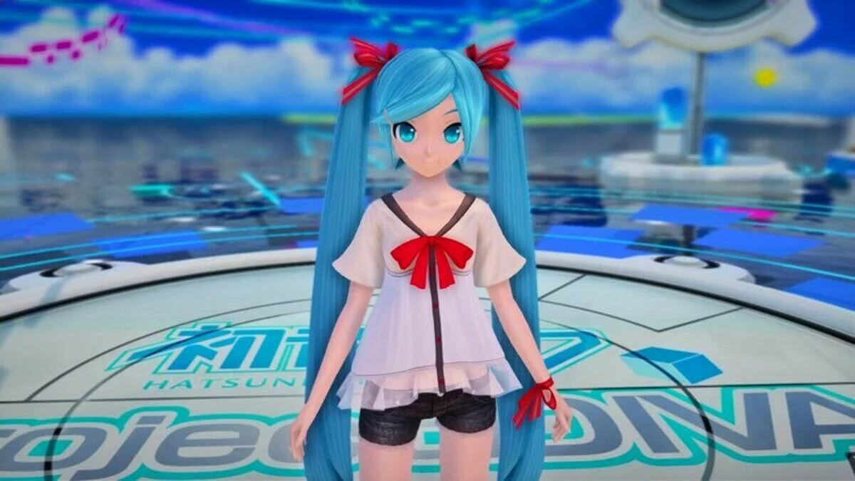 Miku Hatsune aus PDFT + Gesichtsanimation / GTA San Andreas