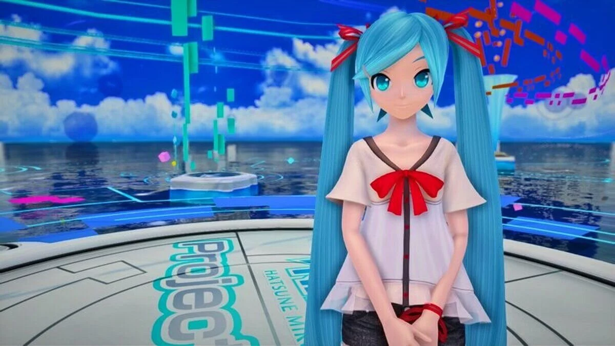 Miku Hatsune aus PDFT + Gesichtsanimation / GTA San Andreas