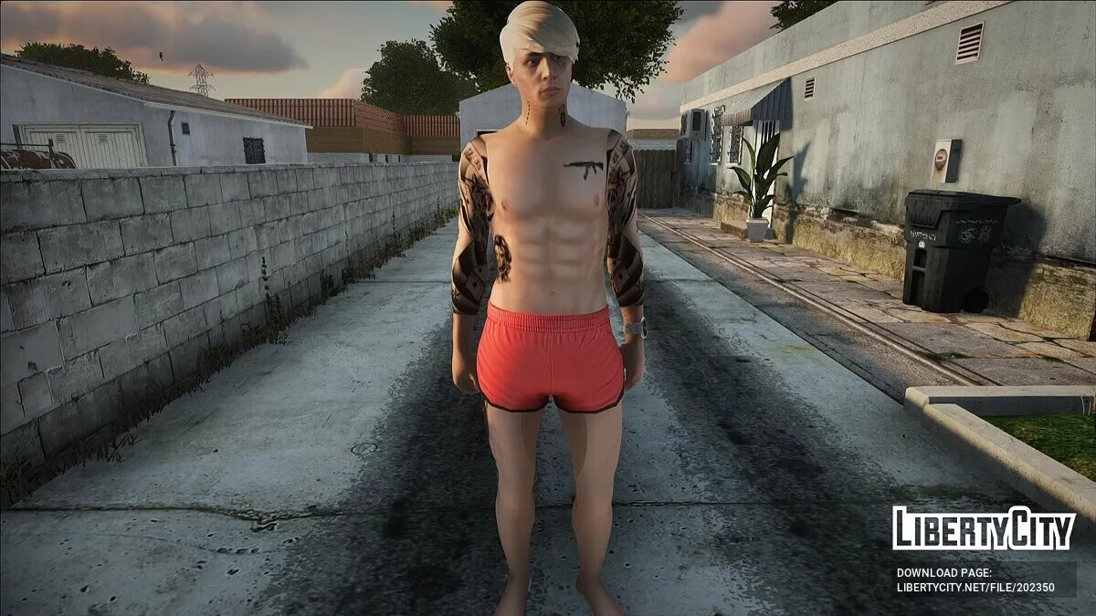 Чоловічий пляжний скін #2 (PC/Mobile) / GTA San Andreas