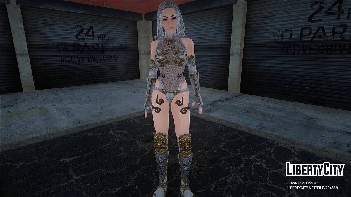 Yasha from Rumble Roses XX / GTA San Andreas