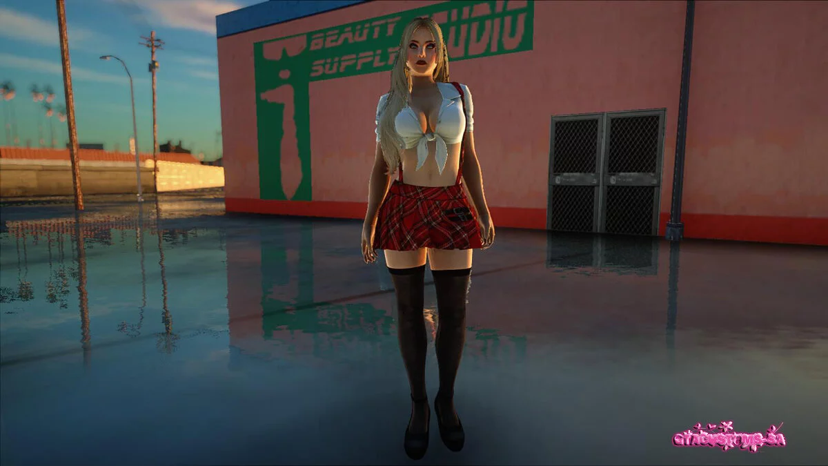 Helena Douglas in Schuluniform S4 / GTA San Andreas