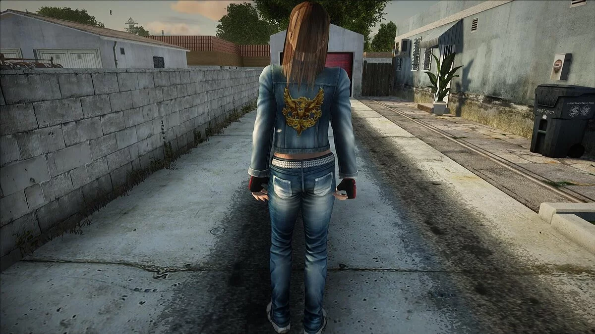 Hitomi con un nuevo disfraz de Dead Or Alive 5: Ultimate / GTA San Andreas