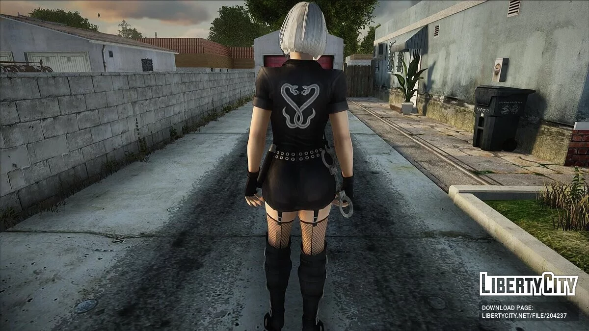 Christie de Dead Or Alive 5: Ultimate em uniforme sexy / GTA San Andreas