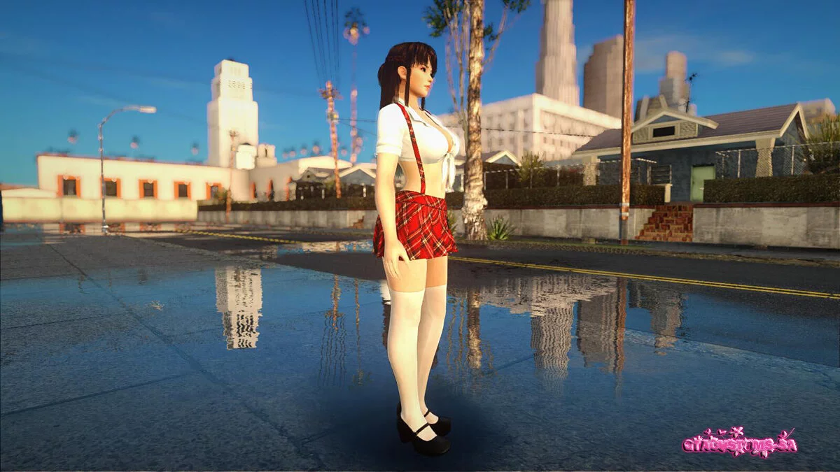 Lei Fang en uniforme scolaire S2 / GTA San Andreas
