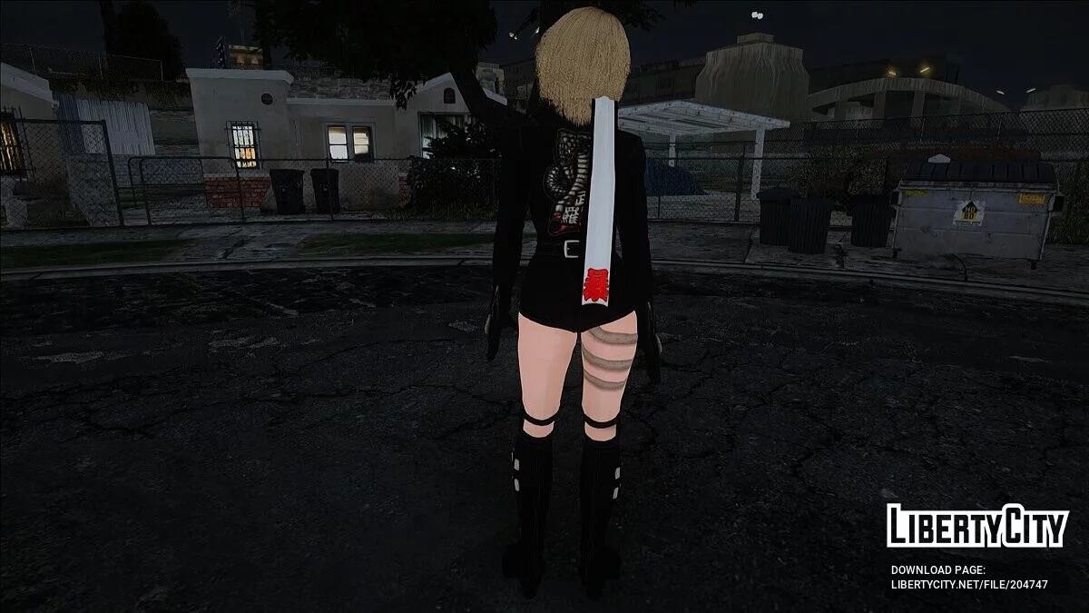 Rowdy Reiko з Rumble Roses XX / GTA San Andreas