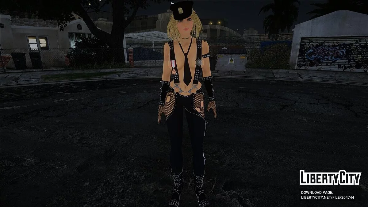 Сержант Клеметс из Rumble Roses XX / GTA San Andreas