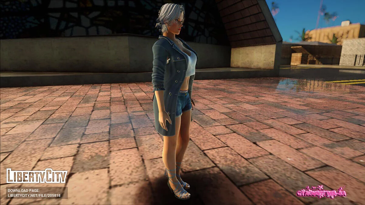 Christie en short en jean / GTA San Andreas