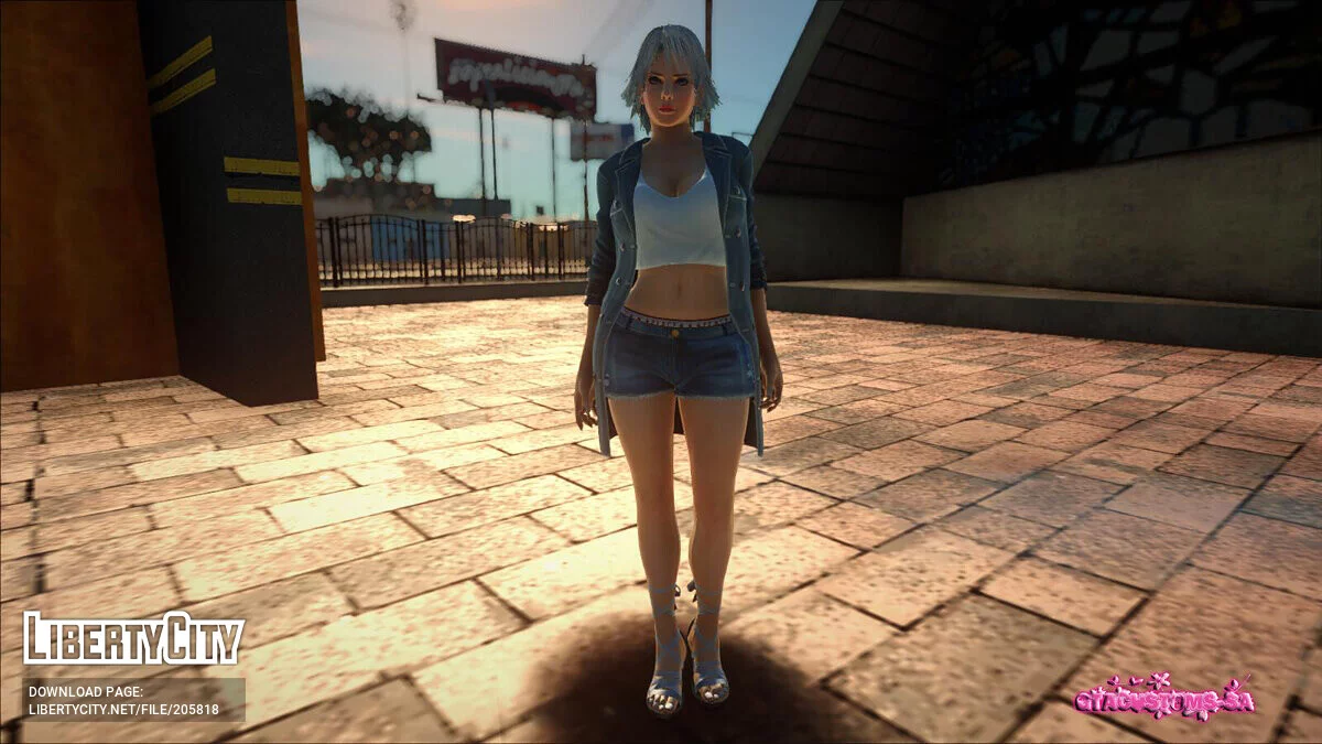 Christie en short en jean / GTA San Andreas